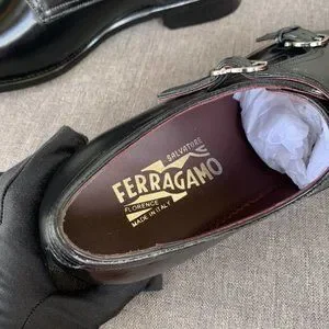 Authentic Salvatore Ferragamo Brighton Double Monk Strap Black Leather S… Salvatore Ferragamo | Shoes | Authentic Salvatore Ferragamo  main image 2